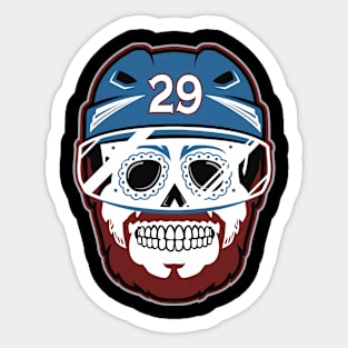 Nathan MacKinnon Sugar Skull Sticker